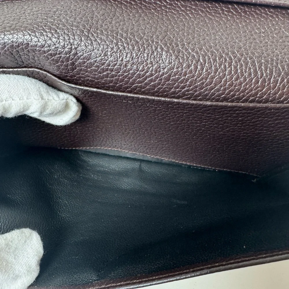 Yves Saint Laurent Women’s Brown Leather Long Wallet - Picture 7 of 16
